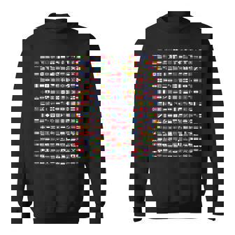 Flags Of The Countries Of The World Flag International Sweatshirt - Monsterry