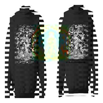 Forest Spirit Guardian – Enchanting Nature-Inspired Art Sweatshirt - Monsterry