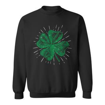 Four-Leaf Clover Ireland Lucky Charm Sweatshirt - Geschenkecke