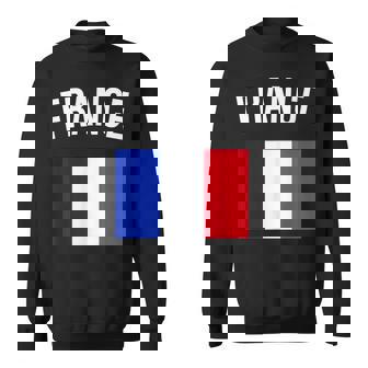 France French Flag Acation Travel Souvenir Sweatshirt - Seseable