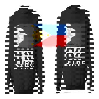 Free Duterte Supporter President Rodrigo Digong Philippines Sweatshirt | Mazezy