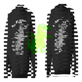 Free T Rex Hugs Valentines Day Dinosaur Cute Hug Sweatshirt - Monsterry