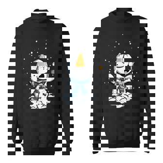 Froher Schneemann Im Schnee Winter Sweatshirt - Geschenkecke