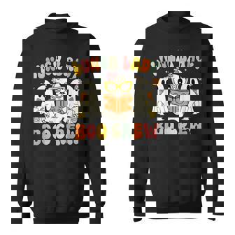 Fun Lunch Lady Boo Crew Cafeteria Halloween Matching Costume Sweatshirt - Monsterry