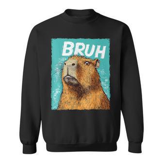 Capybara Bruh Sweatshirt - Thegiftio UK