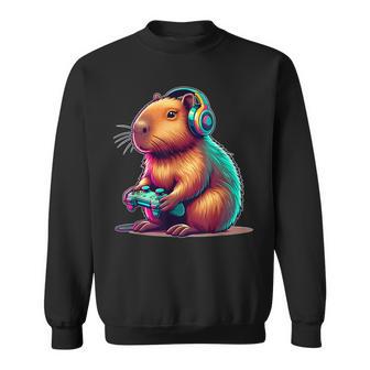 Capybara Gamerideo Games Lovers Capybara Sweatshirt - Geschenkecke