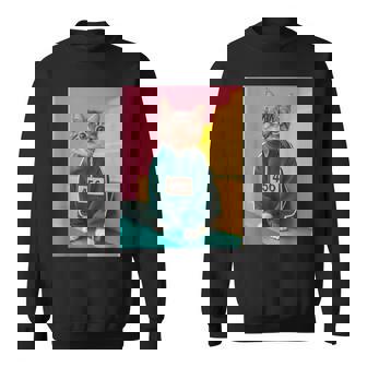 Cat Kitten Graphic Sweatshirt - Monsterry