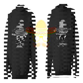 Cinco De Mayo Sombrero Hat With Sunglass Men Sweatshirt - Thegiftio UK