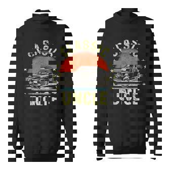 Classic Uncle Saying Classic Car Vintage Graphic Sweatshirt - Seseable