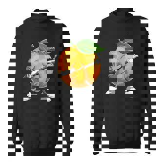 Dab Orange Dancing Orange Dabbing Orange Anniversaire Sweater e - Cadeauxyz