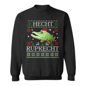 Fishing Christmas Fishing Pike Ruprecht Sweatshirt - Geschenkecke