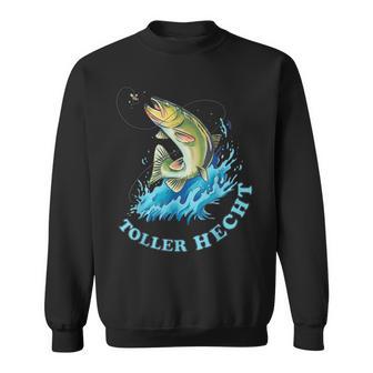 Fishing Saying With Fish And Bait Sweatshirt - Geschenkecke