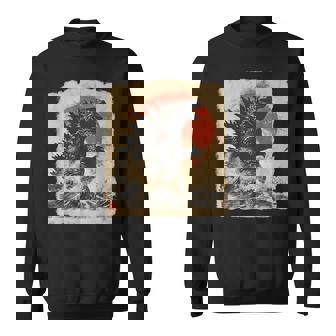 Giant Kaiju Japanese Monster Lover Birthday Sweatshirt - Thegiftio