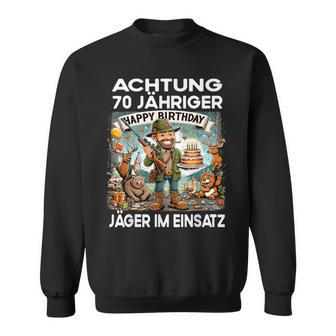 Hunter Forester Birthday 70 Years Old Sweatshirt - Geschenkecke