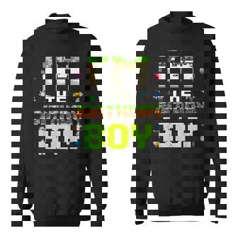 I'm The Birthday Boy Game Pixel Birthday Boy Sweatshirt | Mazezy