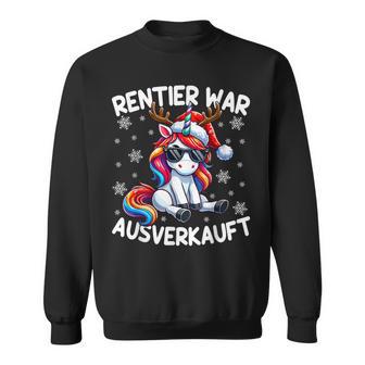 Reindeer War Sold Out Reindeer Christmas Sweatshirt - Geschenkecke