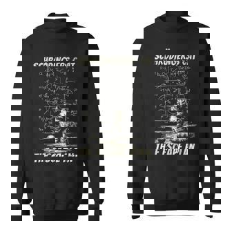 Schrödinger's Cat Escape Plan Science Sweatshirt | Mazezy