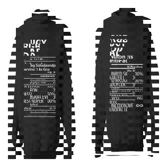 For Sports Rugby Dad Father's Day Divertida -Adulto De Rugby Manga Corta Talla S Negro Camisa de entrenamiento - Regaloses