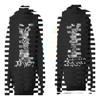 Statement Rabbit I No Hare Real Now Sweatshirt - Geschenkecke