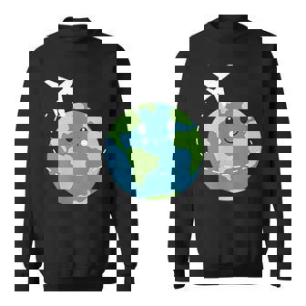 Travel Children's World Globe Travel Plane Sweatshirt - Geschenkecke