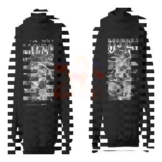 FUNNY VINTAGE MOO-DENG THE FAMOUS BABY PIGMY HIPPO MOODENG Sweatshirt - Monsterry