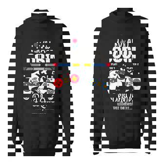 Futur Cousin 2025 Cadeau Bientôt Cousin Gamer Humour Sweater e - Cadeauxyz