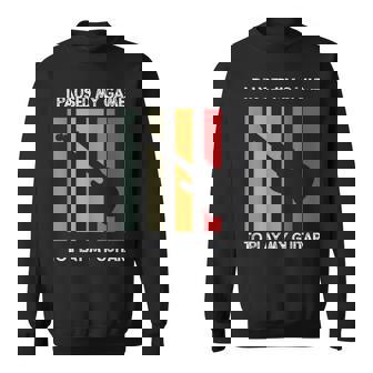 Gaming Gamer Guitar Sweatshirt - Seseable