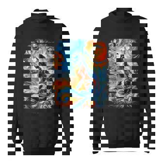 Gato Artístico Y Abstracto Con Aspecto Colorido Camisa de entrenamiento - Regaloses