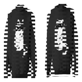 Gato Gracioso Con Gafas De Sol De Clarinetista Clarinete Camisa de entrenamiento - Regaloses