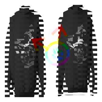 Gay Pride Furry Lover And Gay Pride Sweatshirt - Monsterry