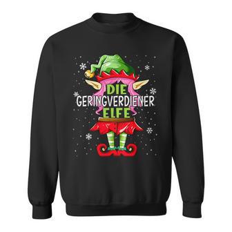 Geringverdiener Elf Christmas Family Christmas Sweatshirt - Geschenkecke