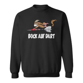 Goat Bock On Dart Game Dart Player Sweatshirt - Geschenkecke