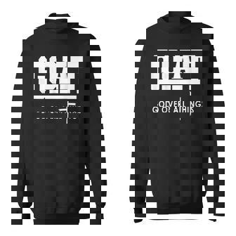Goat God Over All Things Sweatshirt - Seseable