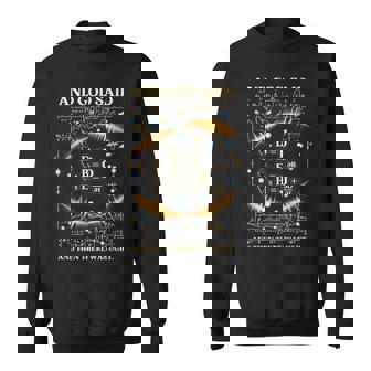 God Said Maxwell Equations And Then There Was Light Physics Sweatshirt - Monsterry
