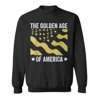 The Golden Age Of America Usa Flag Sweatshirt - Thegiftio UK