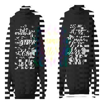 Goodbye Summer Hello School Back To School Student Teacher Sweatshirt - Monsterry