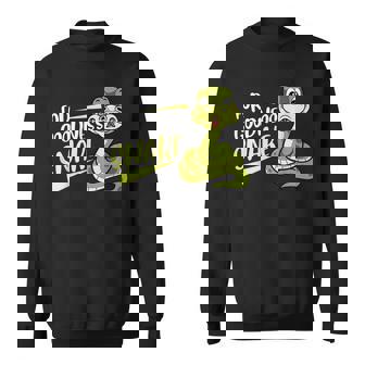 For Goodness Snake Ball Python Joke Pun Reptile Lizard Sweatshirt - Monsterry