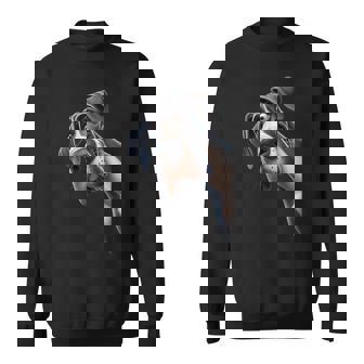 Goofy Giant Adorable Large Gentle Dog Lover Great Dane Sweatshirt - Seseable