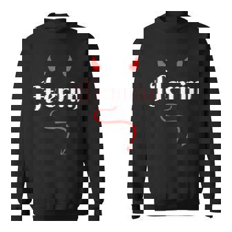 Gothic Okkult Spruch Teufelchen Sarkasmus Herrin Domina Sweatshirt - Geschenkecke