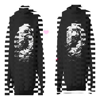 Gótica Con Corazón De Cuervo Amor Oscuro Día De Sanalentín Gótico Sin Mangas Camisa de entrenamiento - Regaloses