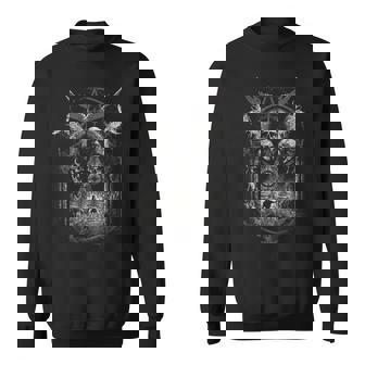 Gótico Estética Oculto Impío Grunge Emo Punk Satánico Camisa de entrenamiento - Regaloses