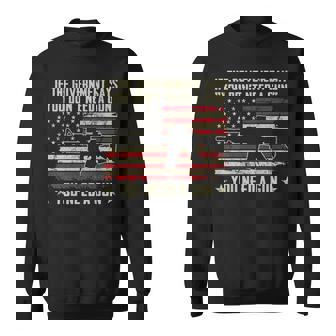 The Government Says You Don't Need A Gun ON BACK Sweatshirt - Monsterry