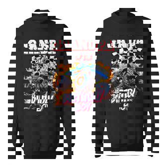 Grandpa Of The Birthday Boy Monster Truck Birthday Party Sweatshirt - Monsterry