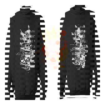 GREAT MAGA KING Trump 2024 Skull Sweatshirt - Monsterry