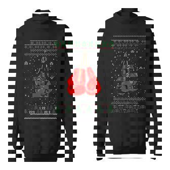 Guantes De Boxeo De Navidad Suéter Feo De Navidad Camisa de entrenamiento - Regaloses