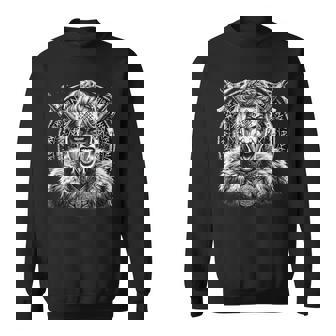 Guerrieriking Runes Armure Haches Mythologie Sweater e - Cadeauxyz