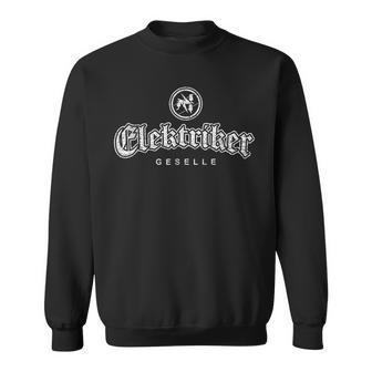 Guild Sign Electrician Seller In Old Gothic Script Sweatshirt - Geschenkecke