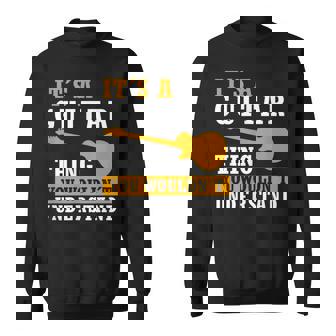 Guitar Thing Guitare Basse Humoristique Sweater e - Cadeauxyz
