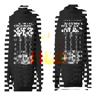 You Can Never Have Too Many Guitars Music Guitar Sweatshirt | Seseable UK