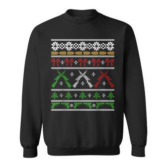 Guns For Christmas Ugly Sweater Gun Right Hunting Military Sweatshirt - Geschenkecke